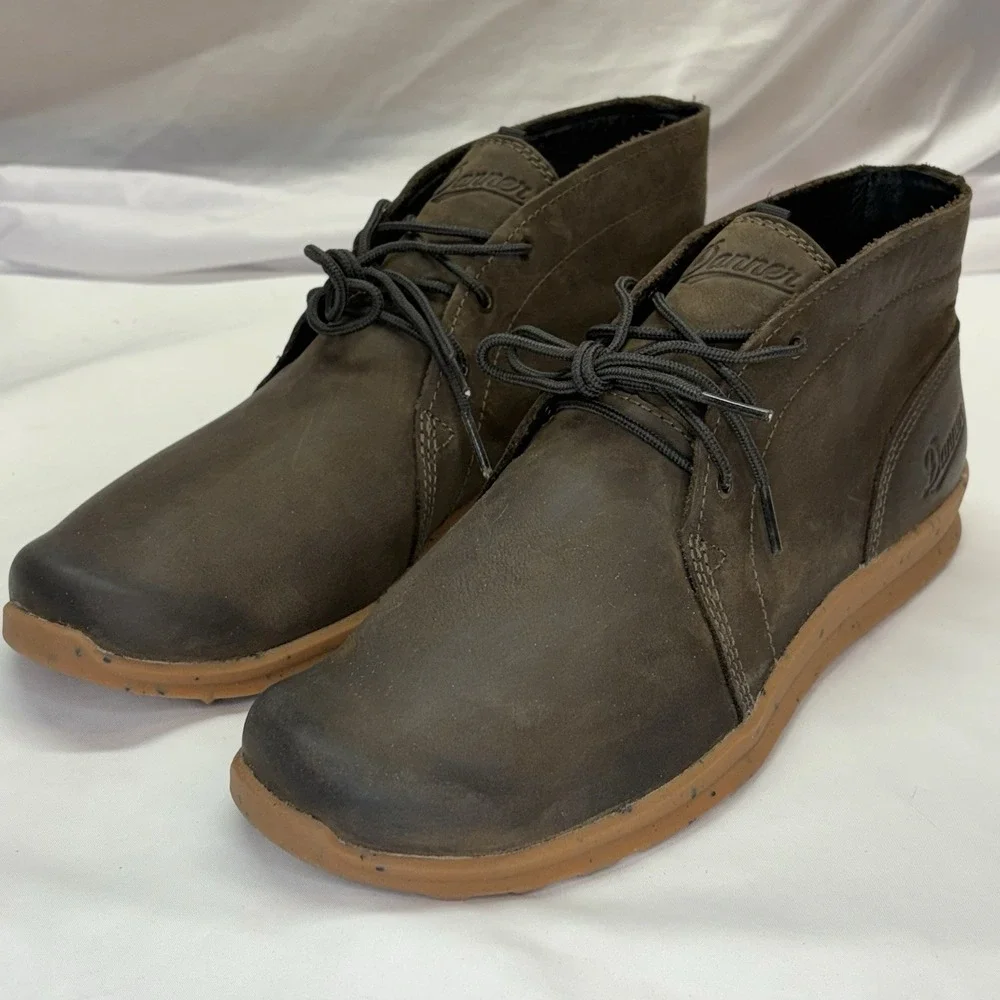 Danner Forest Chukka Bracken Leather‎ Boots Men's 9.5 D Brown Rubber Sole